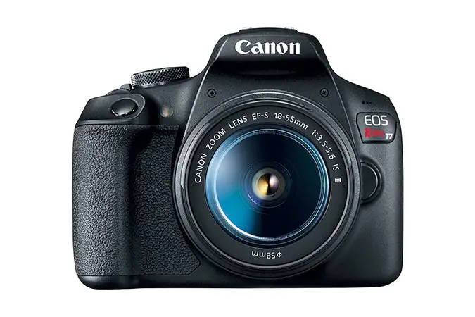 Canon Rebel T7 DSLR Camera with Kit 18–55mm f/3.5–5.6 IS II