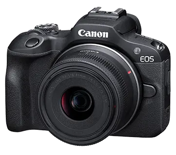 Canon EOS R100 Mirrorless Camera with RF-S18-45mm f/4.5-6.3 IS STM