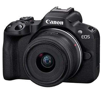 Canon EOS R50 Mirrorless Camera with (RF-S18-45mm f/4.5-6.3 IS STM & RF-S55-210mm f/5-7.1 IS STM)